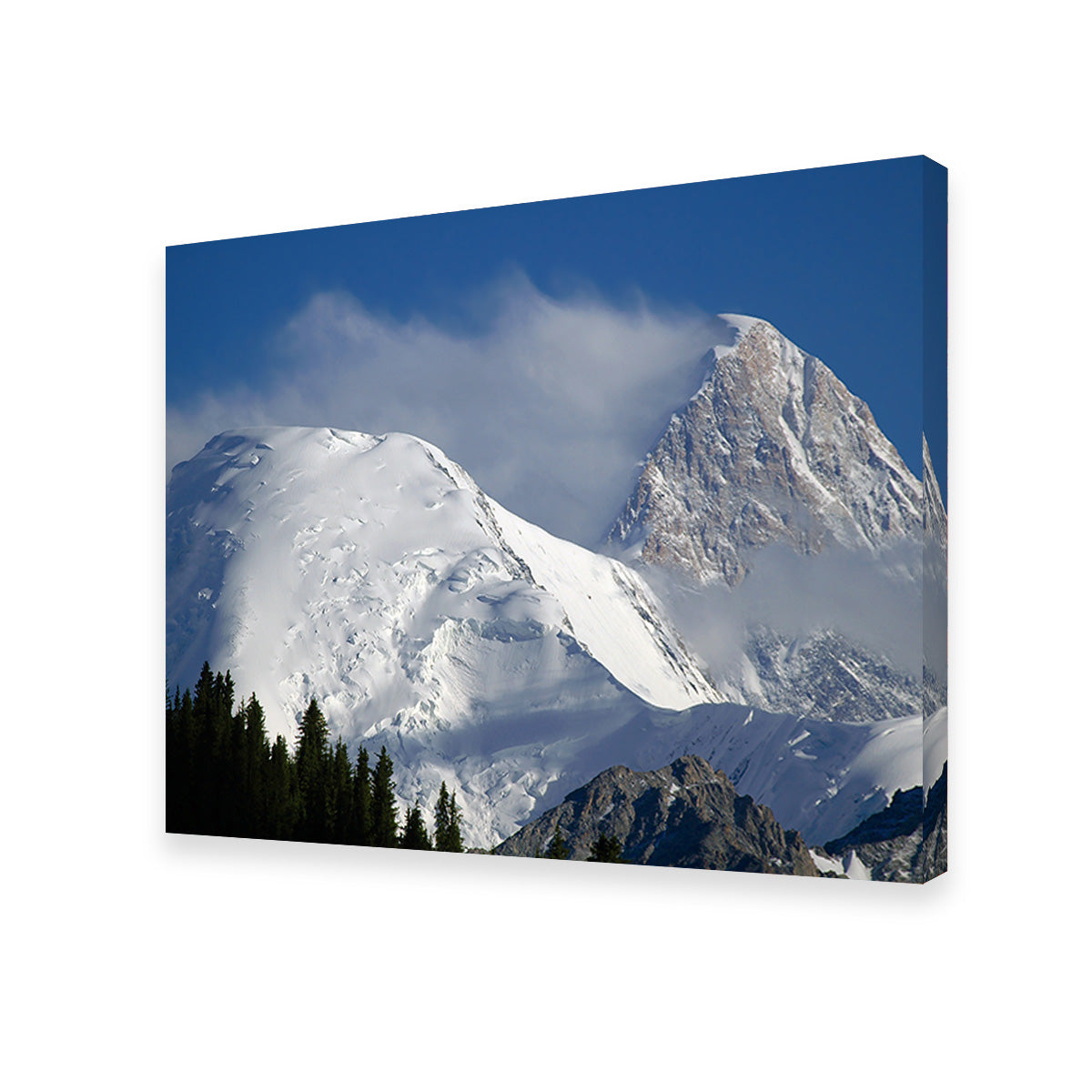 Khan Tengri and Bayankol Peaks Wall Art