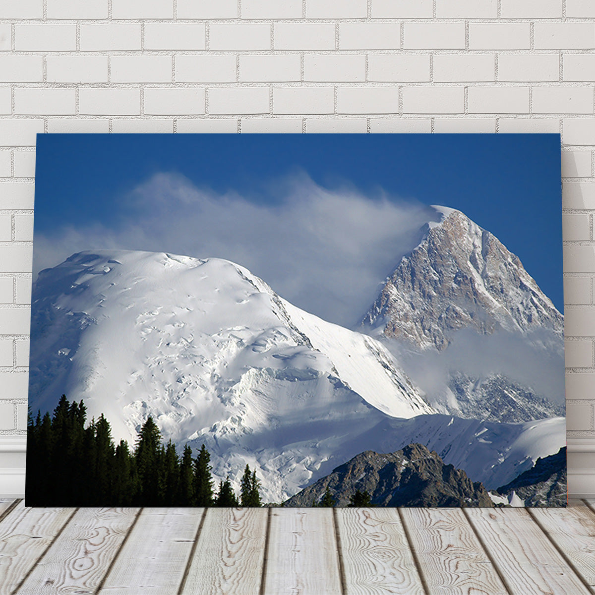 Khan Tengri and Bayankol Peaks Wall Art