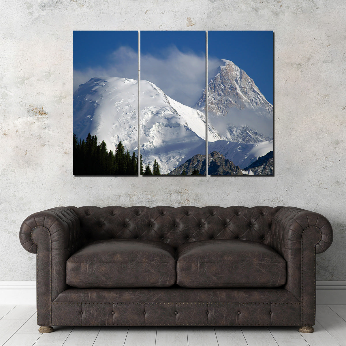 Khan Tengri and Bayankol Peaks Wall Art