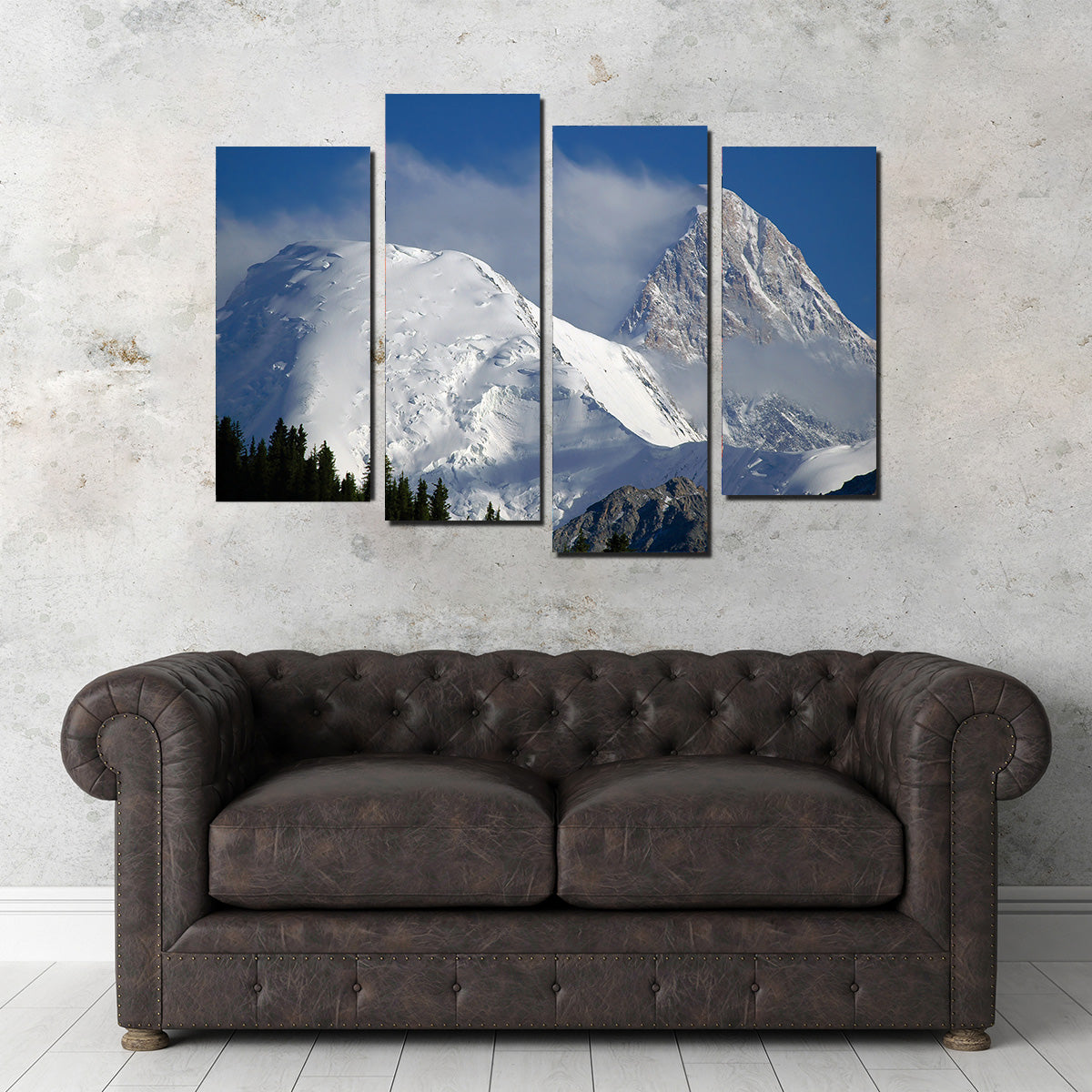 Khan Tengri and Bayankol Peaks Wall Art