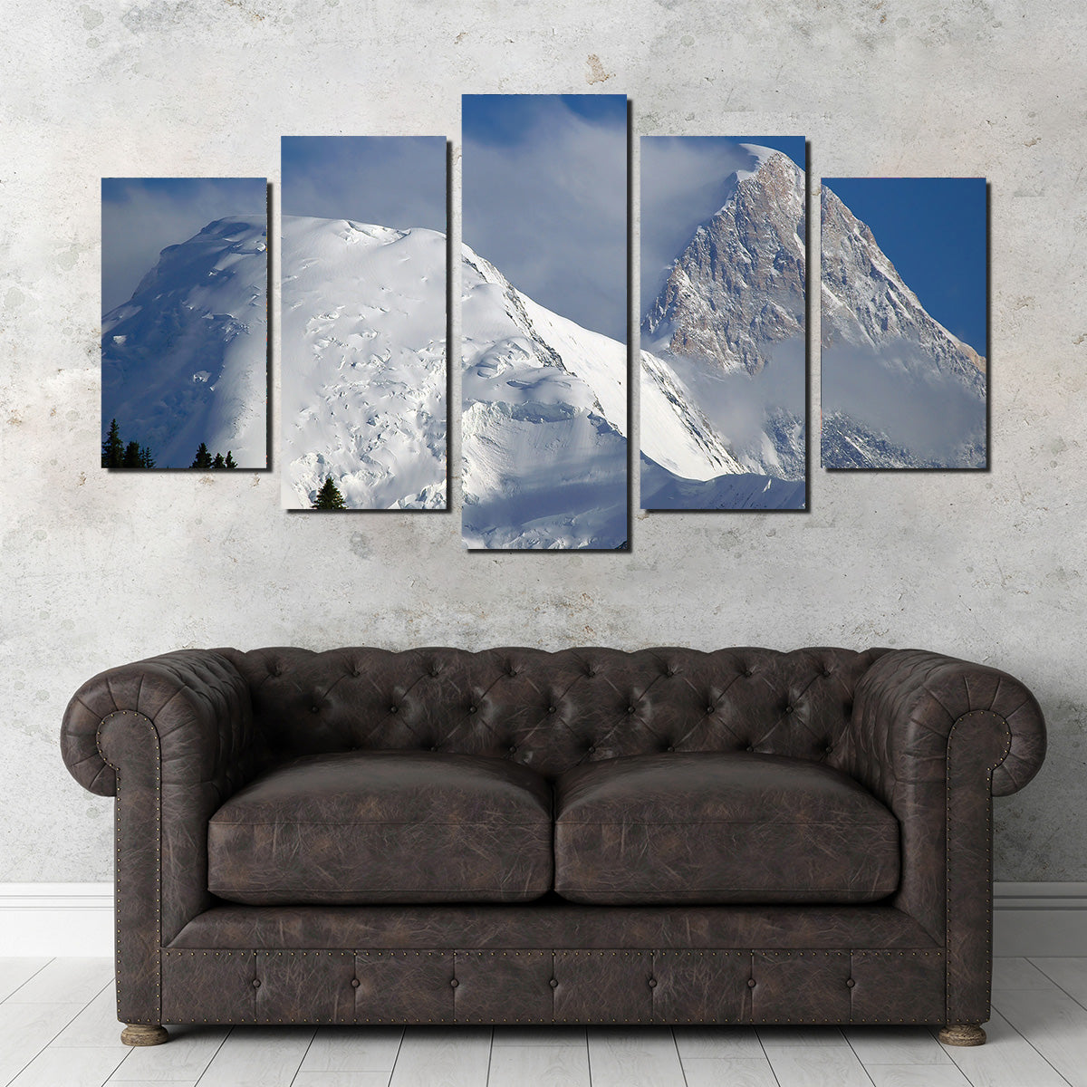 Khan Tengri and Bayankol Peaks Wall Art