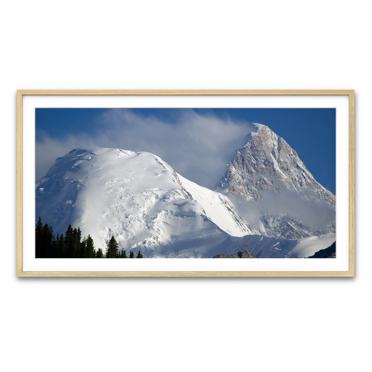 Framed Print 2x1 Natural