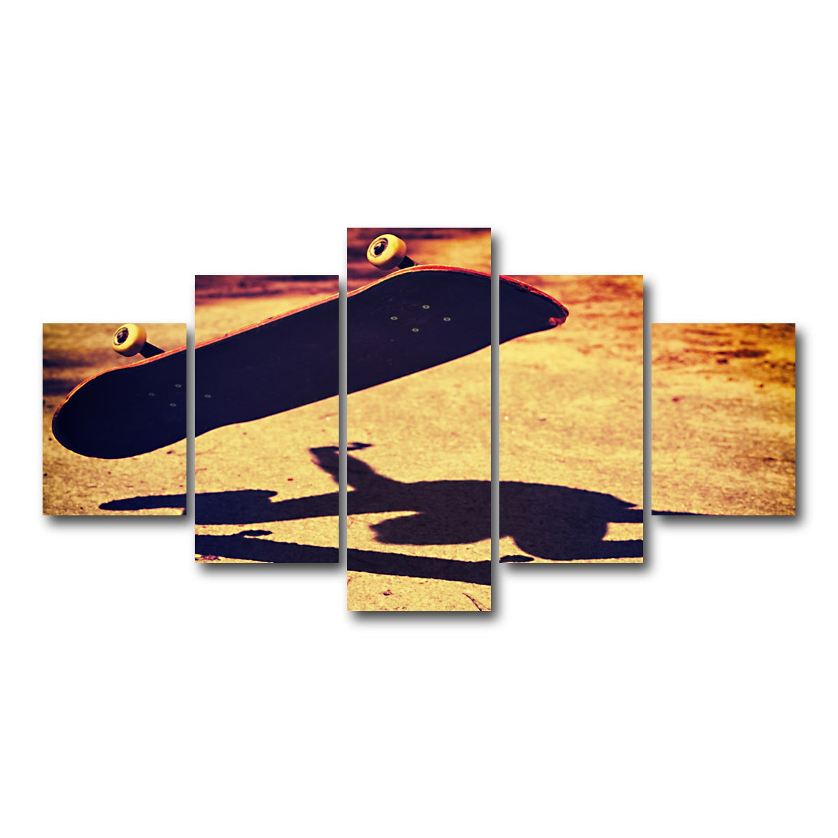 AUTO-MOCKUP WHITE | Kickflip | 5 Piece | Gallery Wrap Canvas | group=5_short