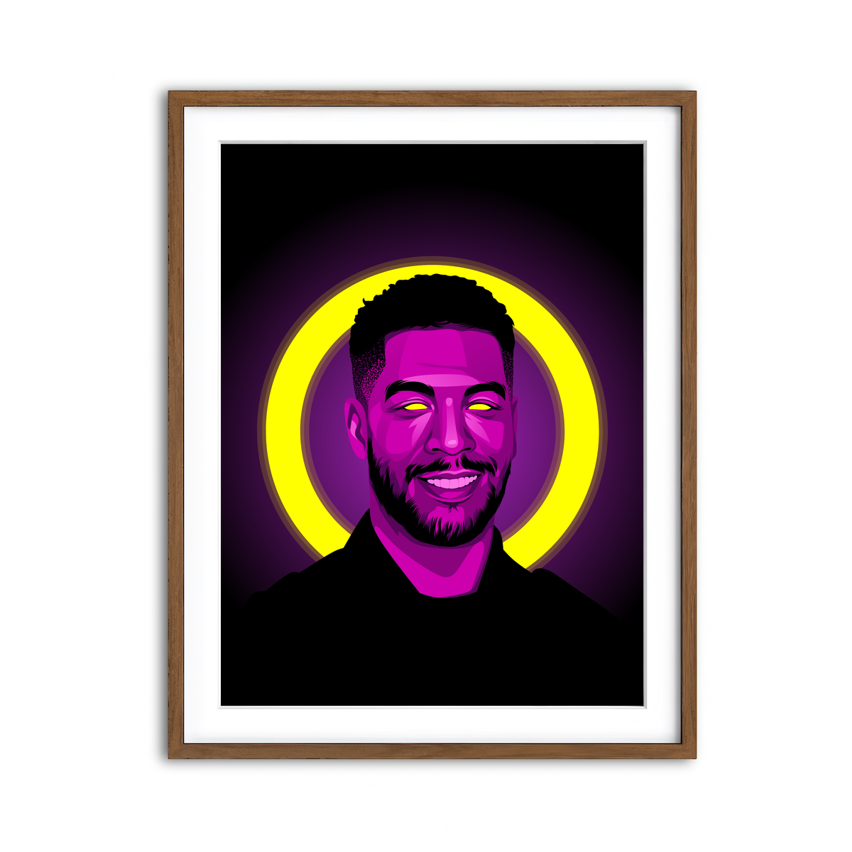 Framed Print 3x4 Walnut