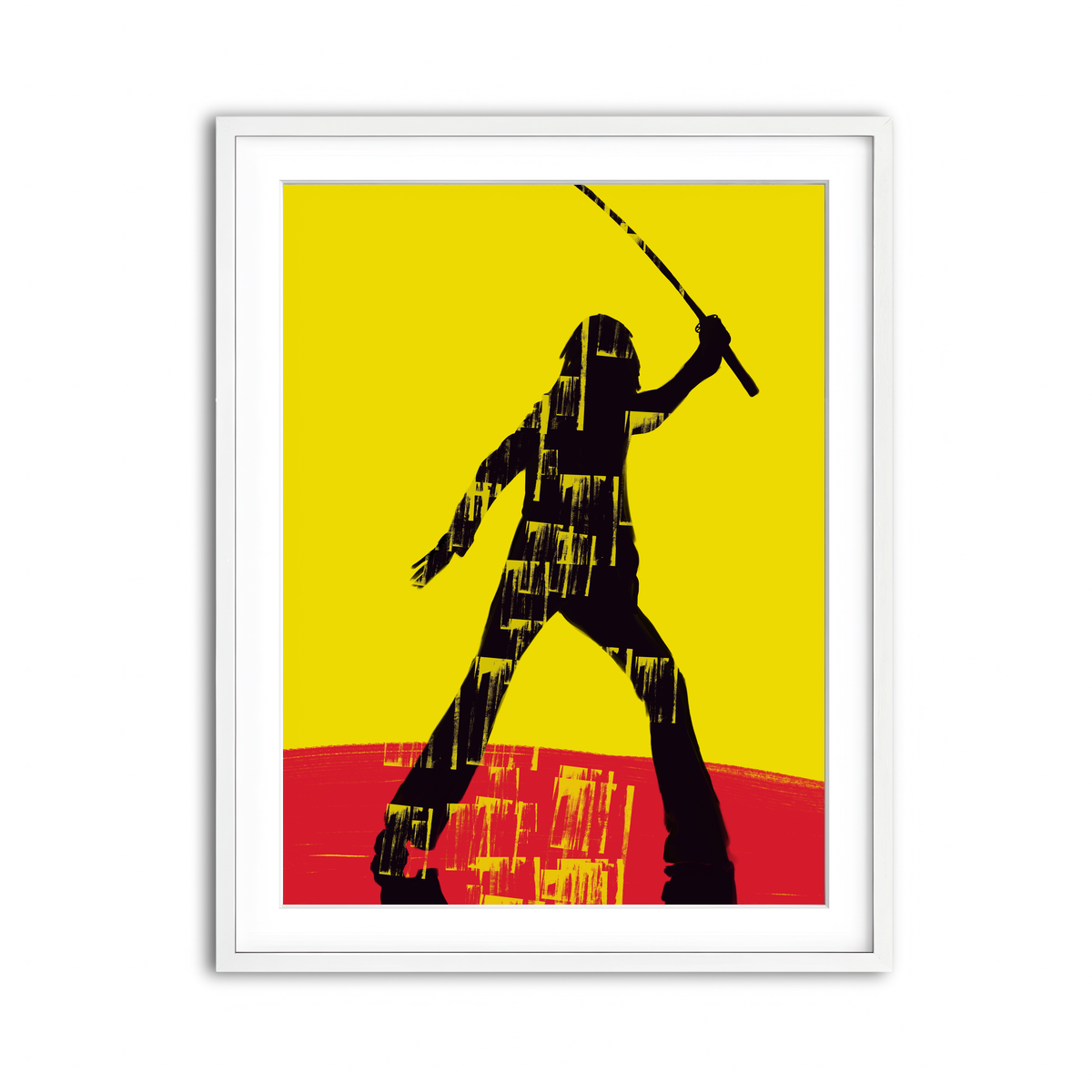 Framed Print 3x4 White