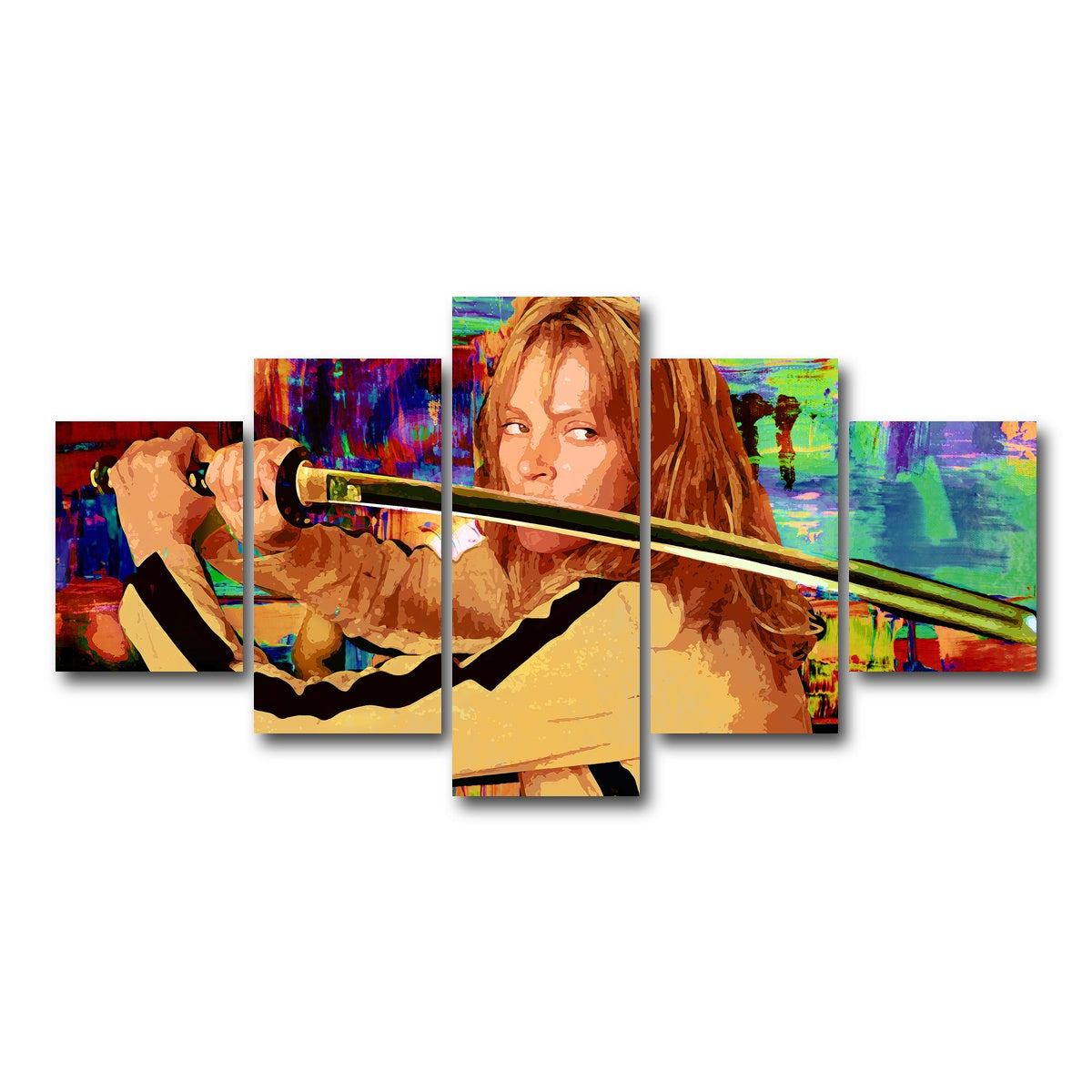 AUTO-MOCKUP WHITE | Kill Bill | 5 Piece | Gallery Wrap Canvas | group=5_short