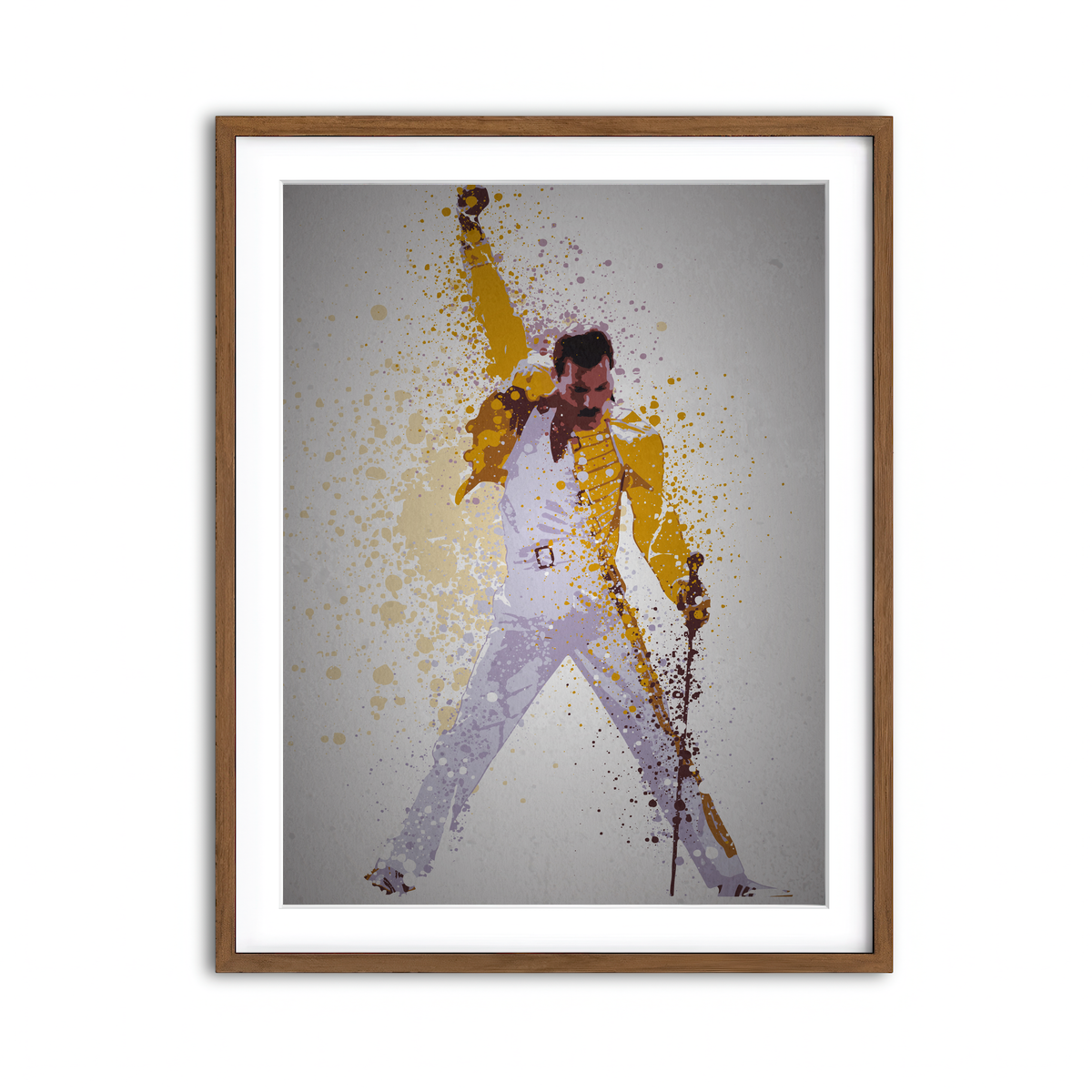 Framed Print 3x4 Walnut