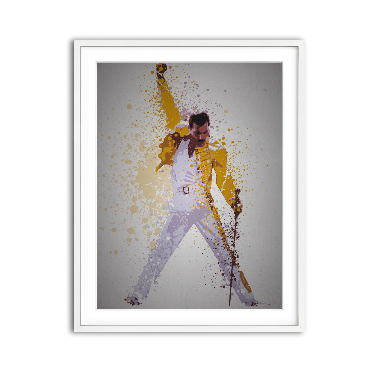 Framed Print 3x4 White