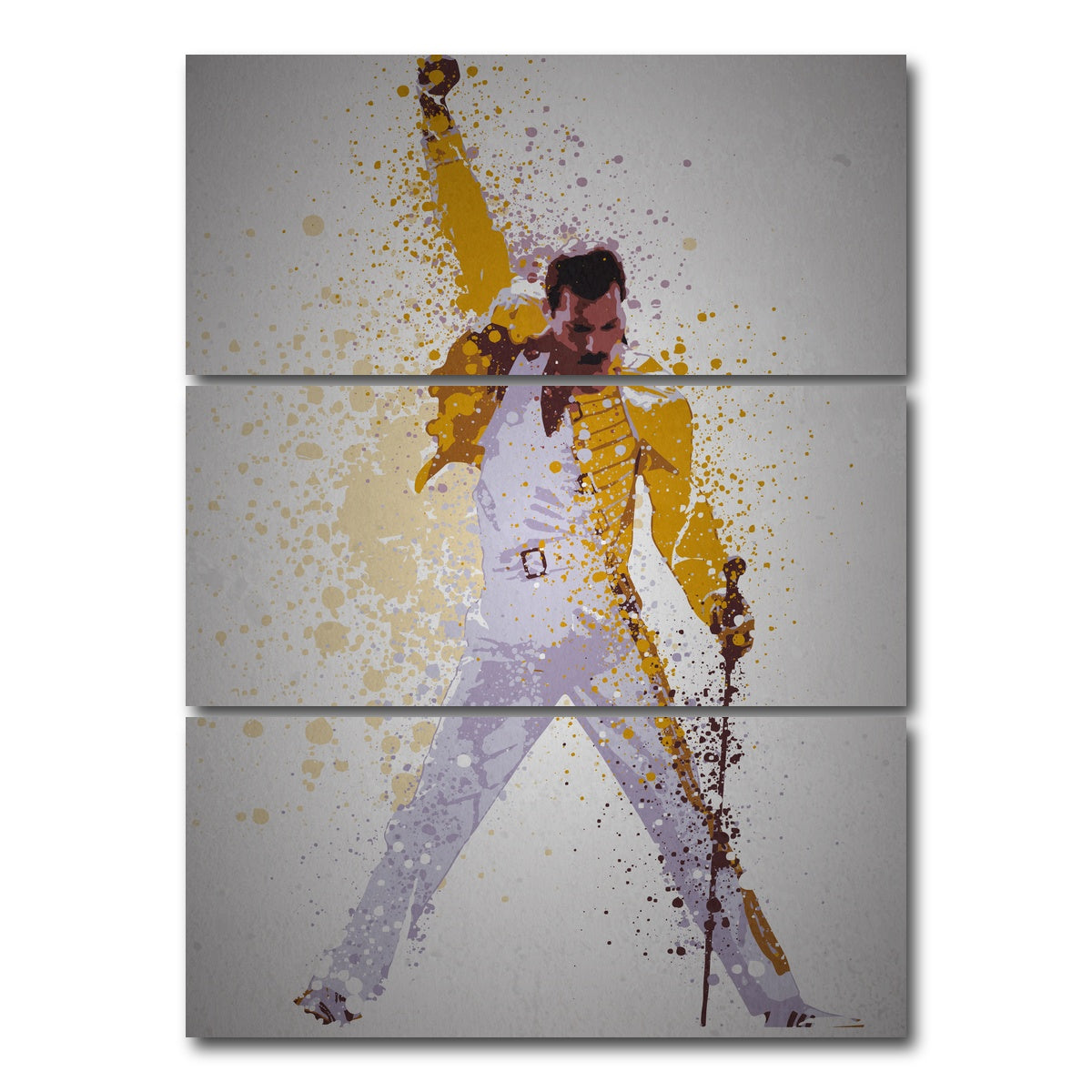 AUTO-MOCKUP WHITE | Killer Queen | 3 Piece | Gallery Wrap Canvas | group=8x18_stacked