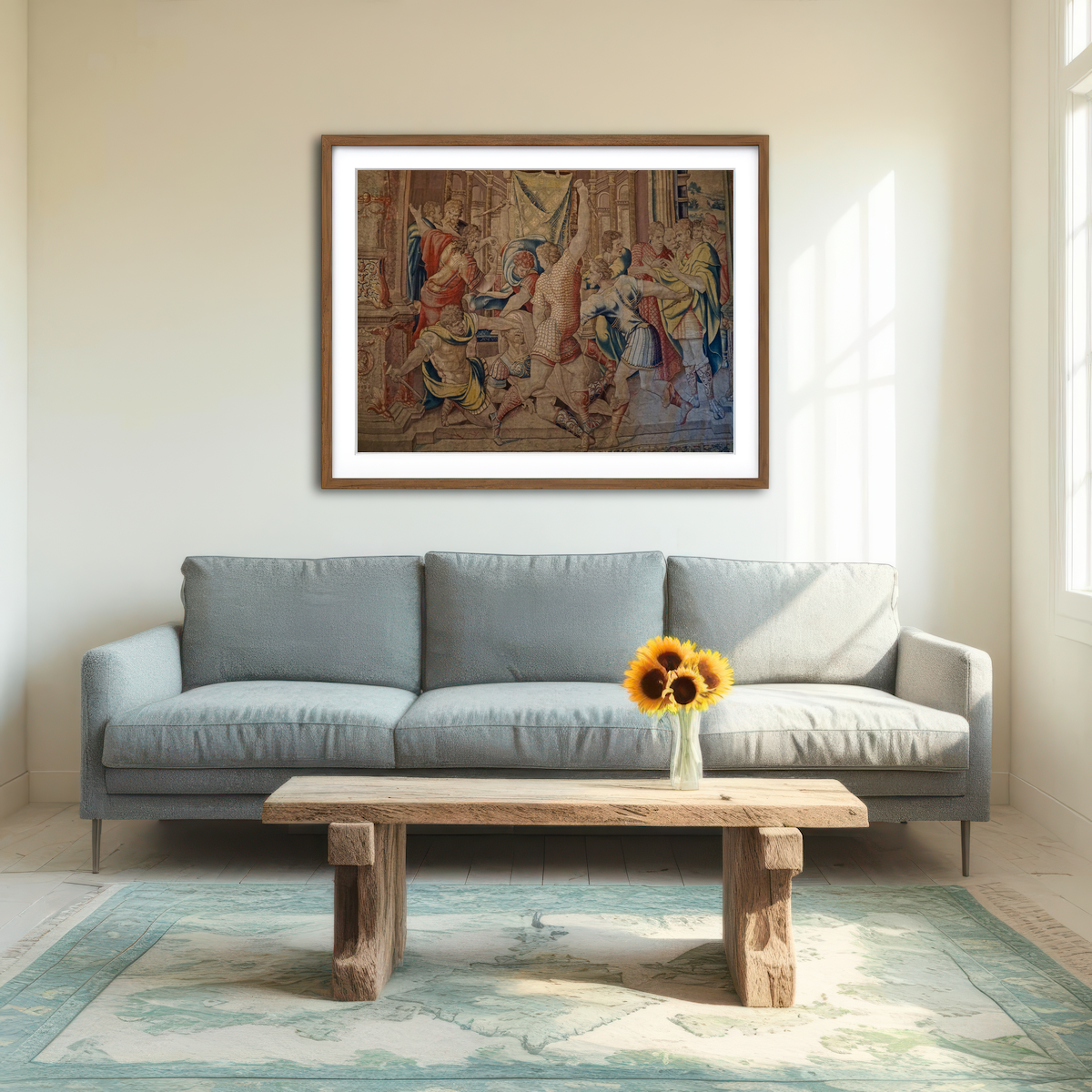 AUTO-MOCKUP ROOM | Killing of Caesar Tapestry Wall Art
