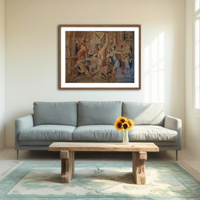 AUTO-MOCKUP ROOM | Killing of Caesar Tapestry Wall Art