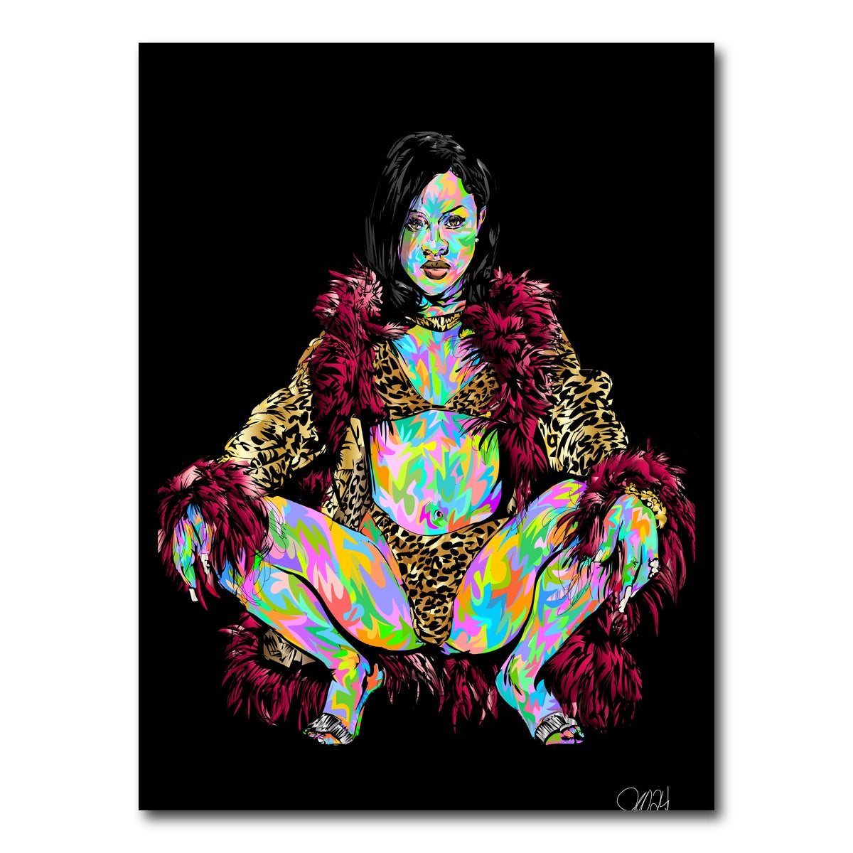 AUTO-MOCKUP WHITE | Kim Hard Core | 1 Piece | Gallery Wrap Canvas | group=3x4