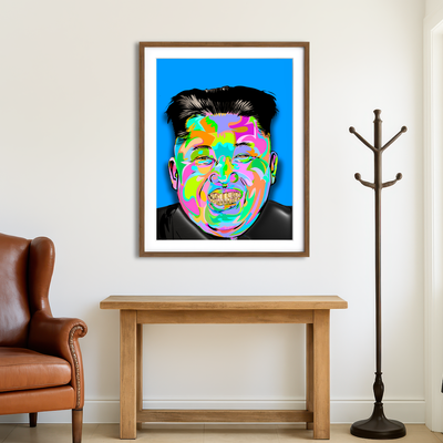 AUTO-MOCKUP ROOM | Kim Jong Wall Art