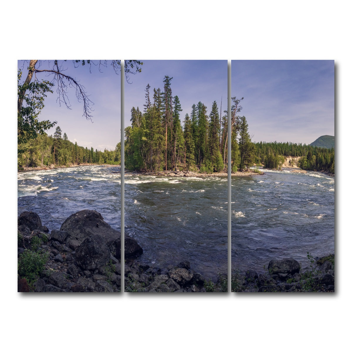 AUTO-MOCKUP WHITE | Kimberley Riverside Campground | 3 Piece | Gallery Wrap Canvas | group=8x18