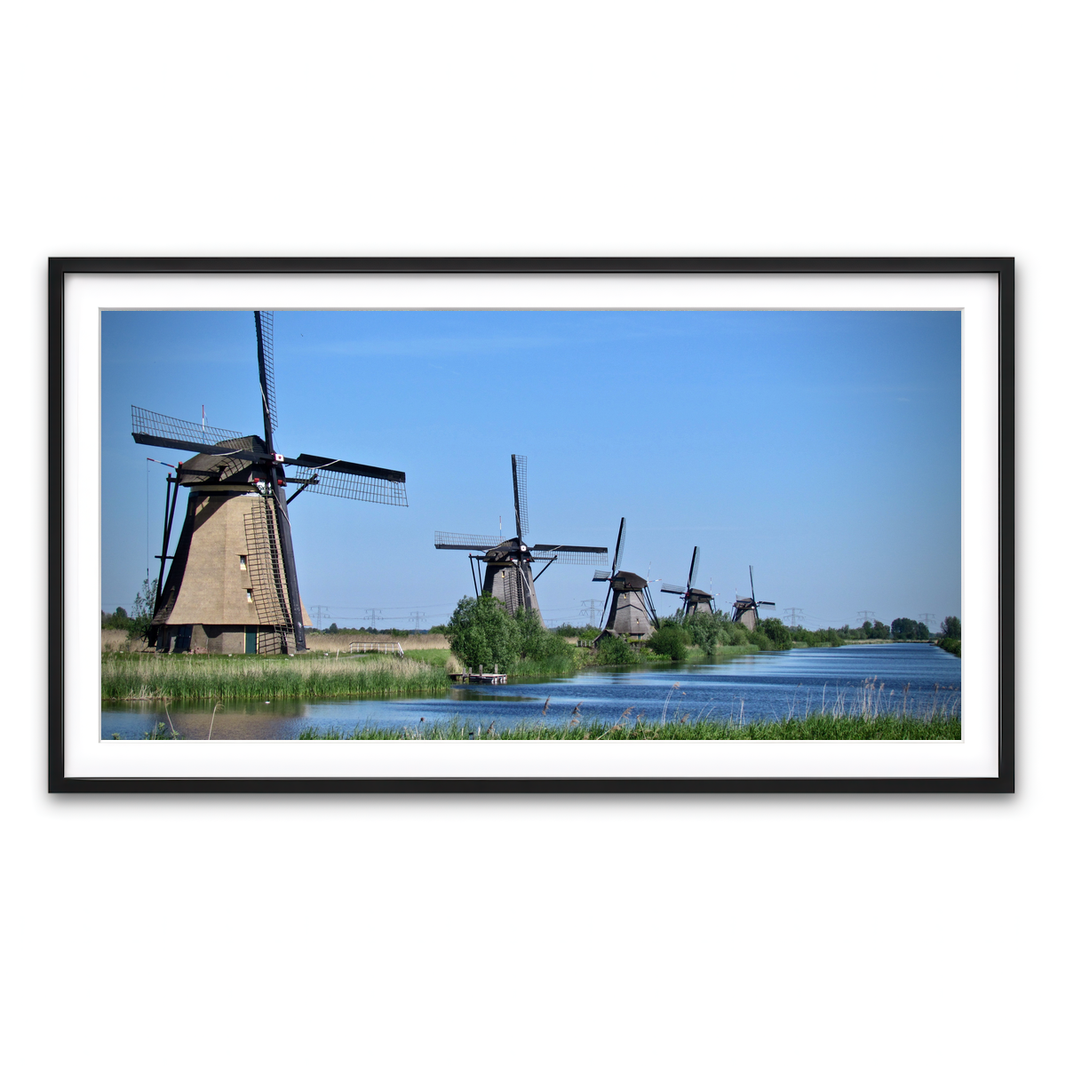 Framed Print 2x1 Black