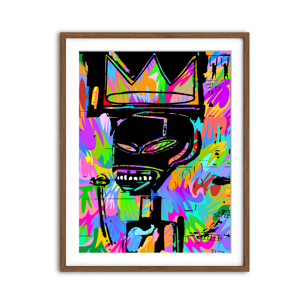 Framed Print 3x4 Walnut