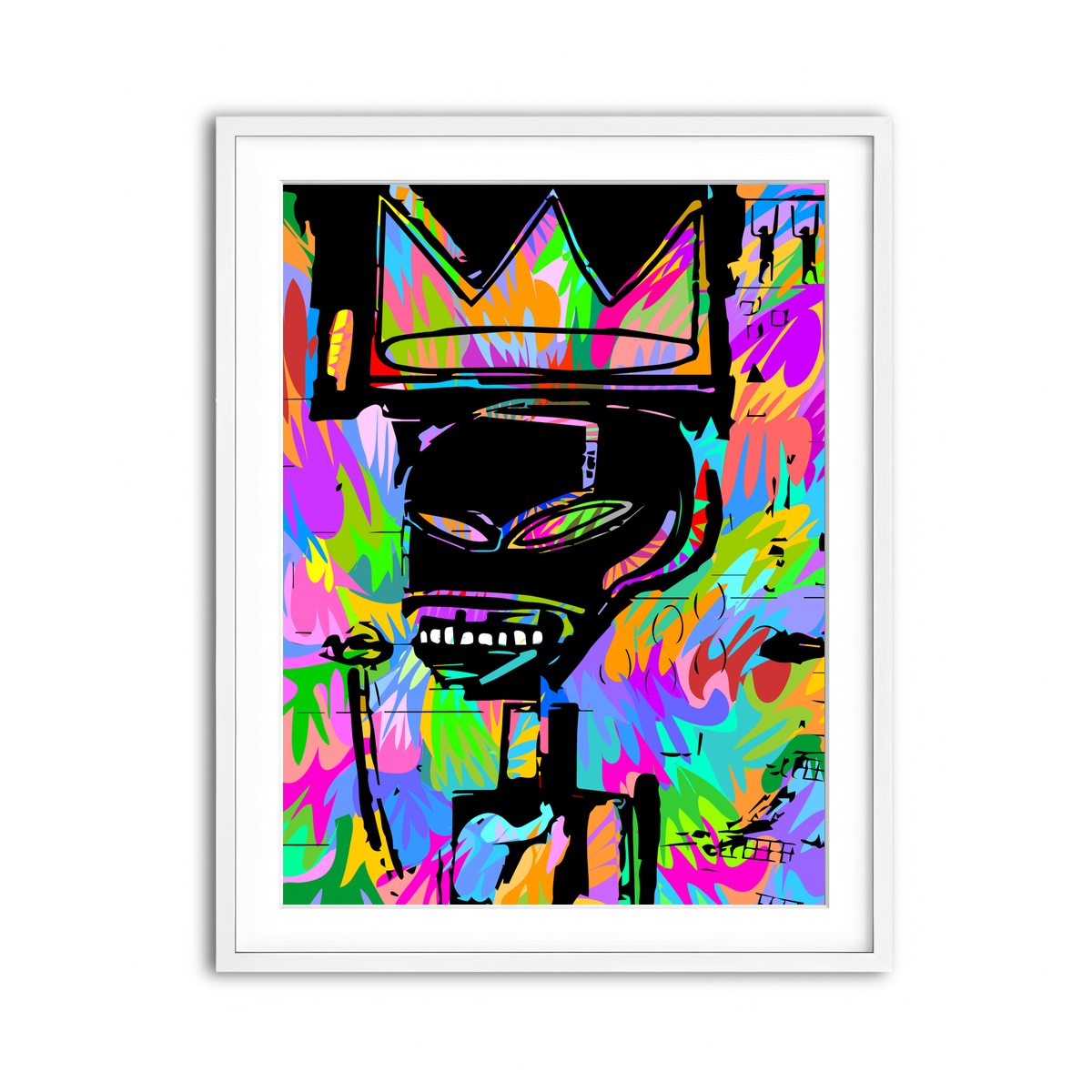 Framed Print 3x4 White