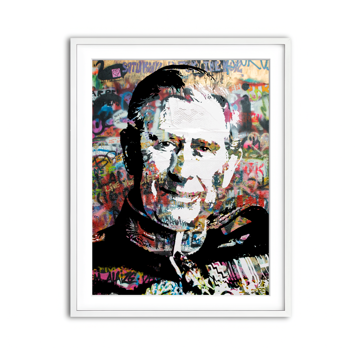 Framed Print 3x4 White