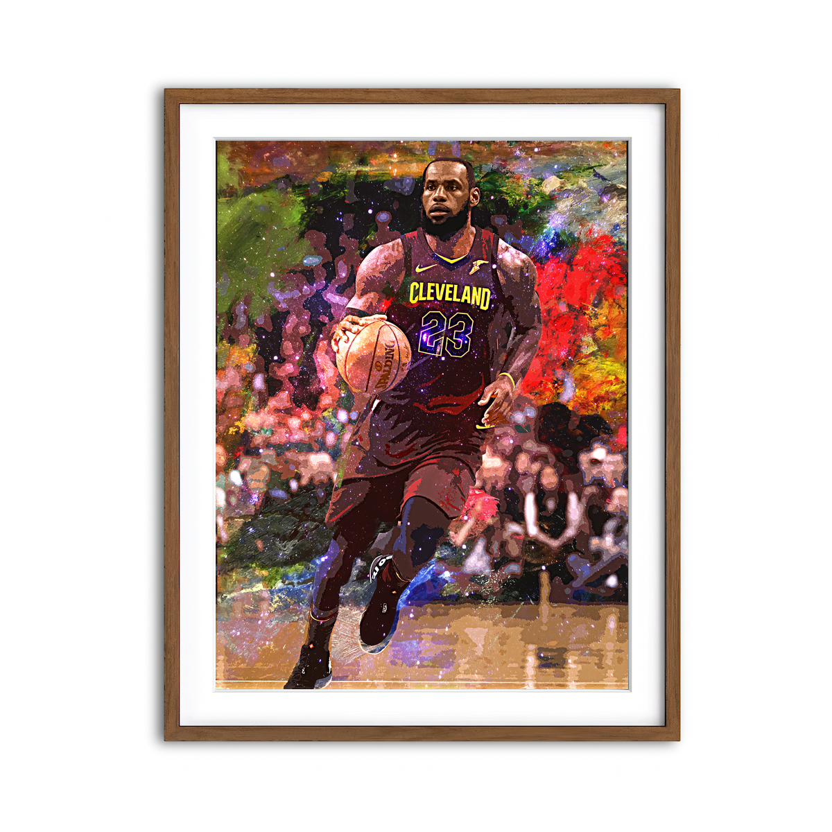 Framed Print 3x4 Walnut