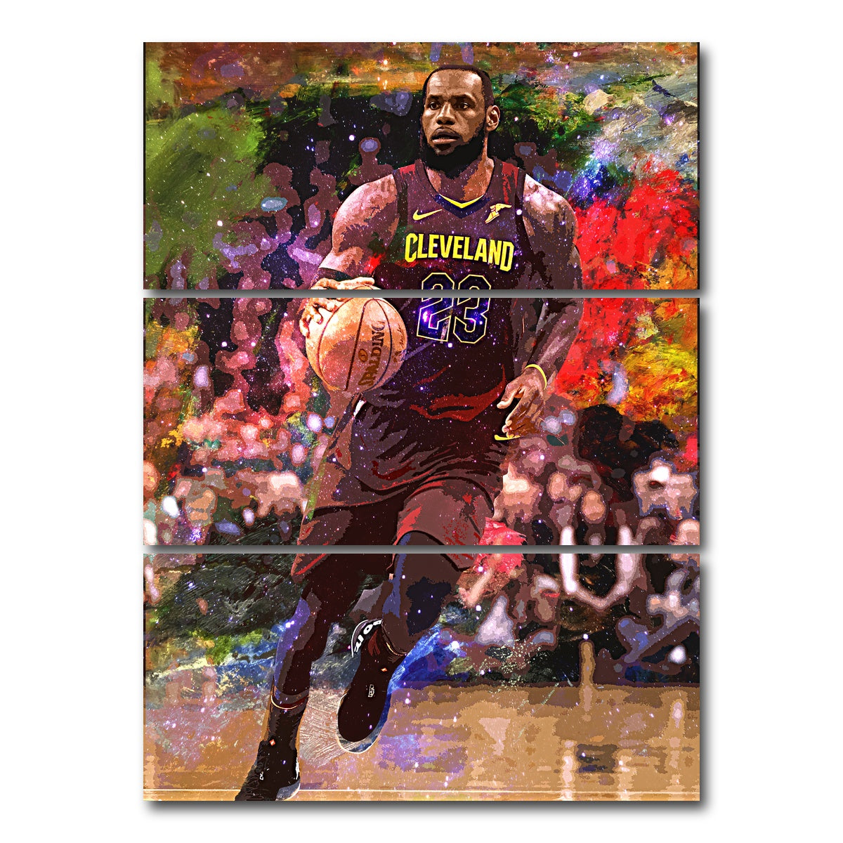 AUTO-MOCKUP WHITE | King James | 3 Piece | Gallery Wrap Canvas | group=8x18_stacked