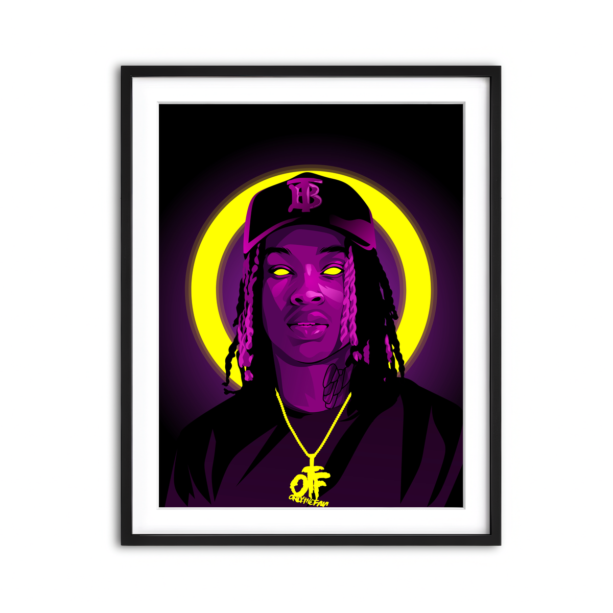 Framed Print 3x4 Black