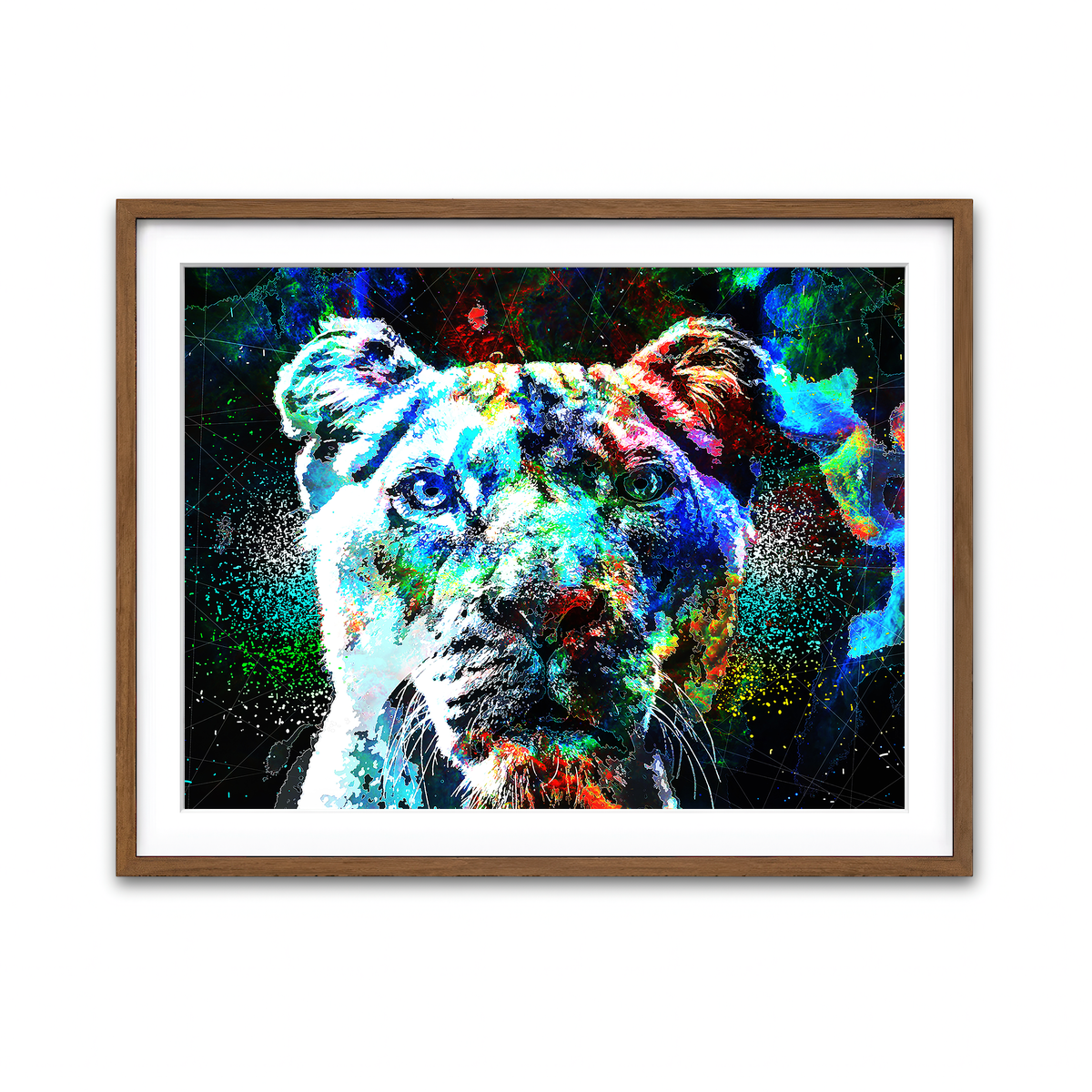 Framed Print 4x3 Walnut