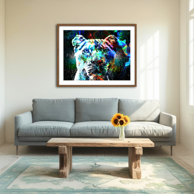 AUTO-MOCKUP ROOM | King of Beast Wall Art