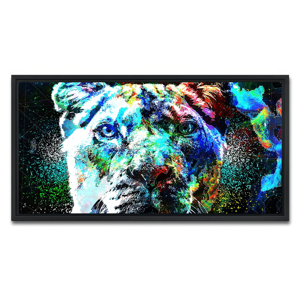 AUTO-MOCKUP WHITE | King of Beast | 1 Piece | Black Framed Canvas | group=2x1