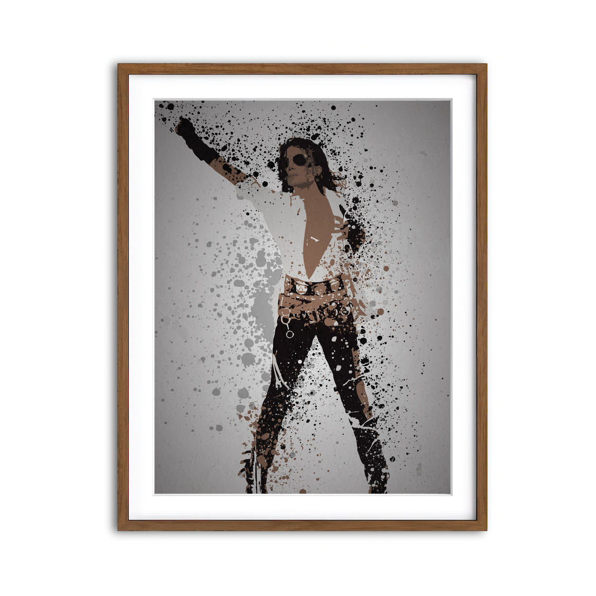 Framed Print 3x4 Walnut