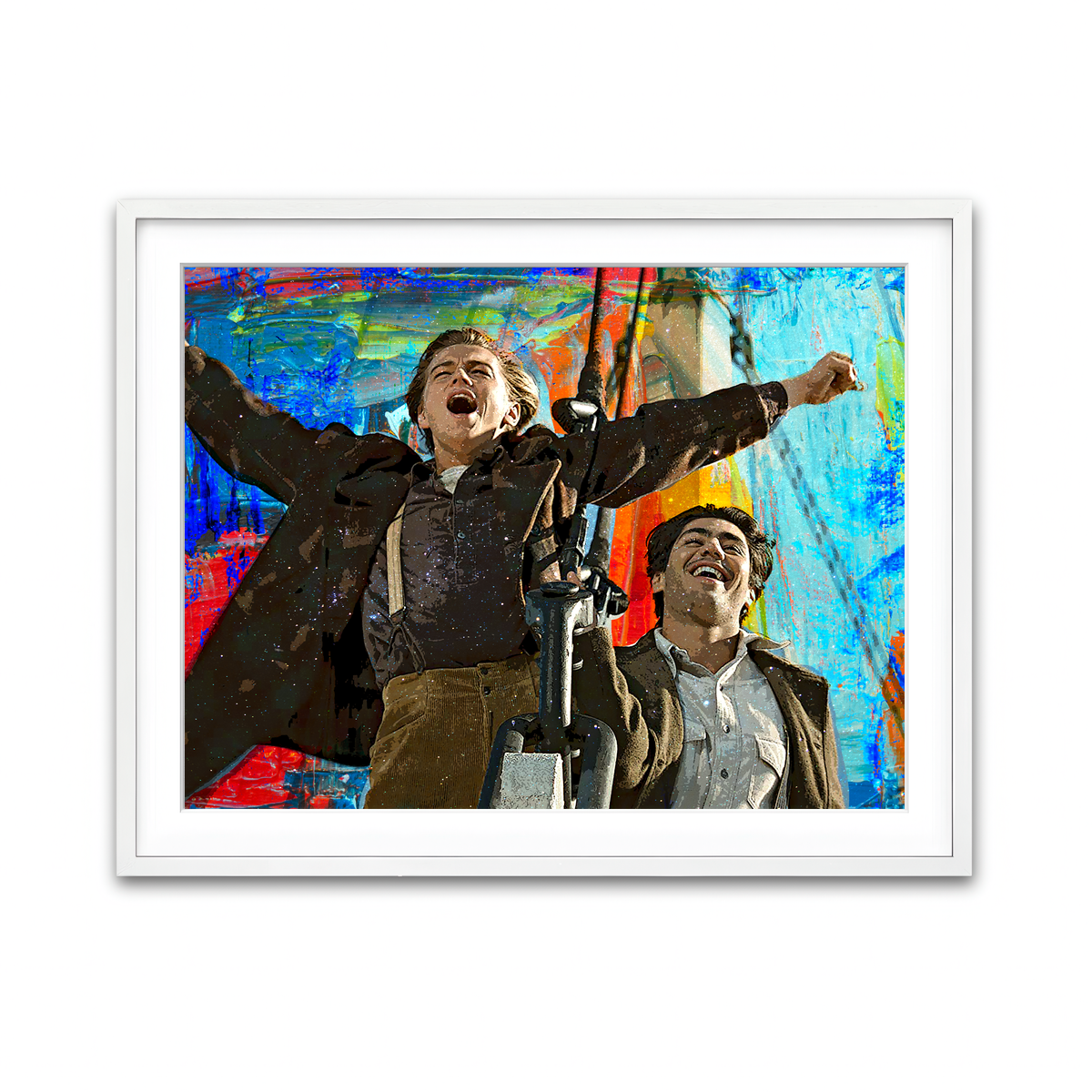 Framed Print 4x3 White