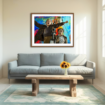 AUTO-MOCKUP ROOM | King of the World Wall Art