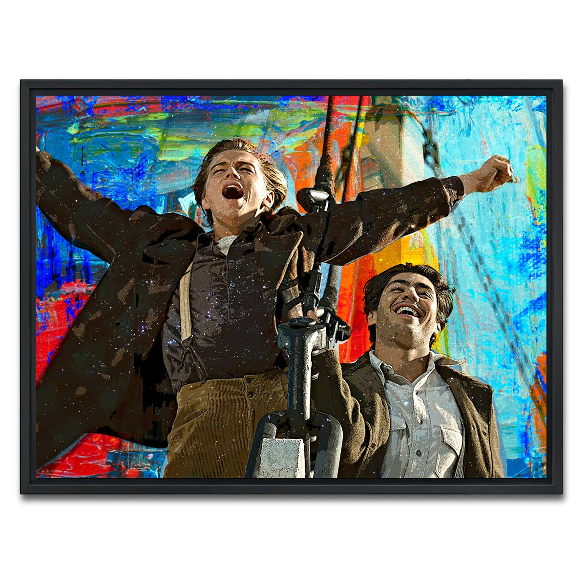 AUTO-MOCKUP WHITE | King of the World | 1 Piece | Black Framed Canvas | group=4x3