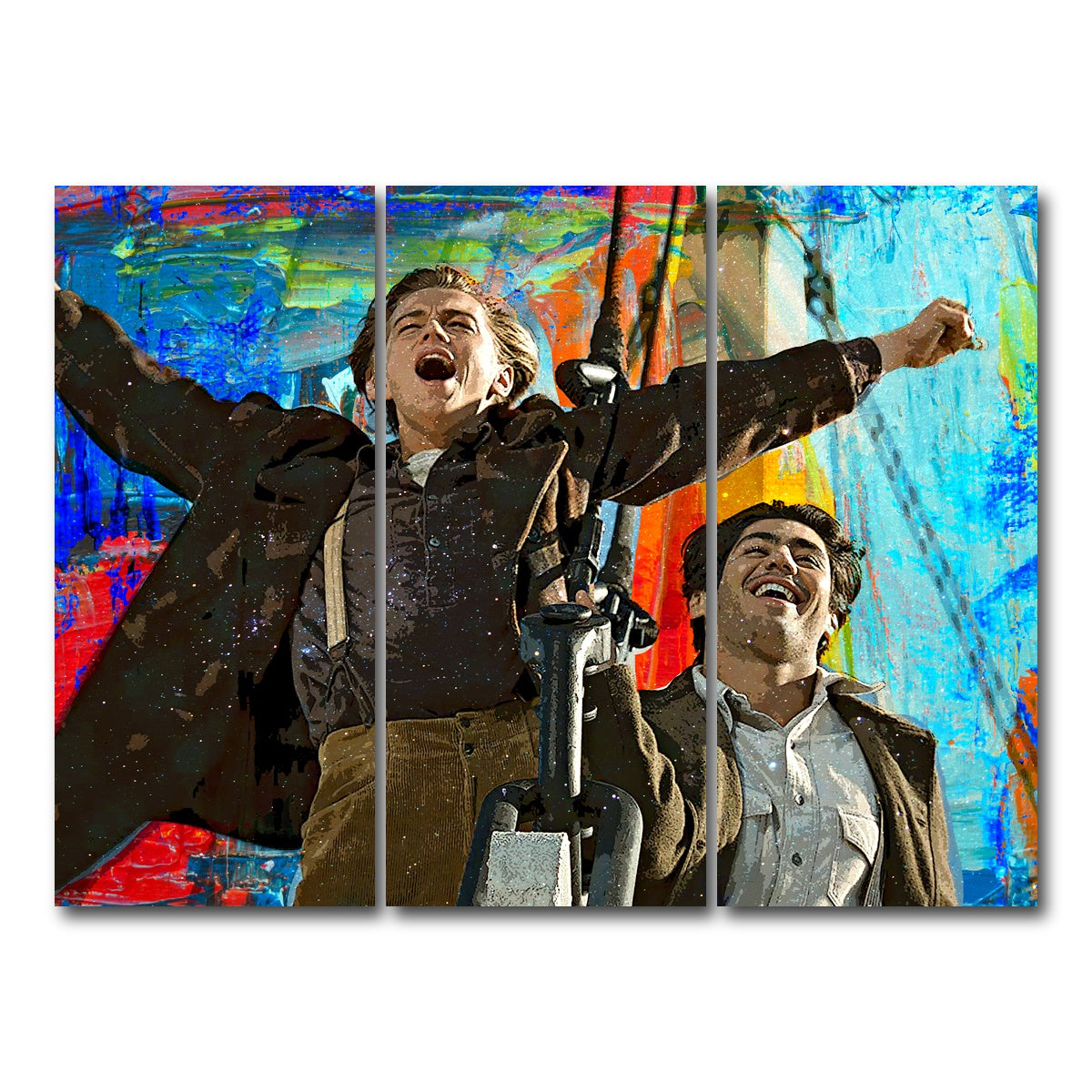 AUTO-MOCKUP WHITE | King of the World | 3 Piece | Gallery Wrap Canvas | group=8x18