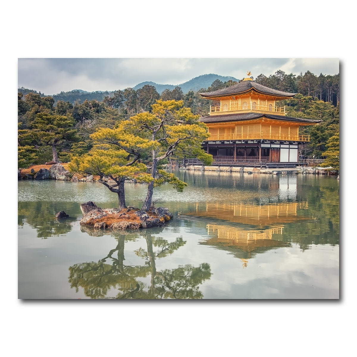 AUTO-MOCKUP WHITE | Kinkaku-ji | 1 Piece | Gallery Wrap Canvas | group=4x3