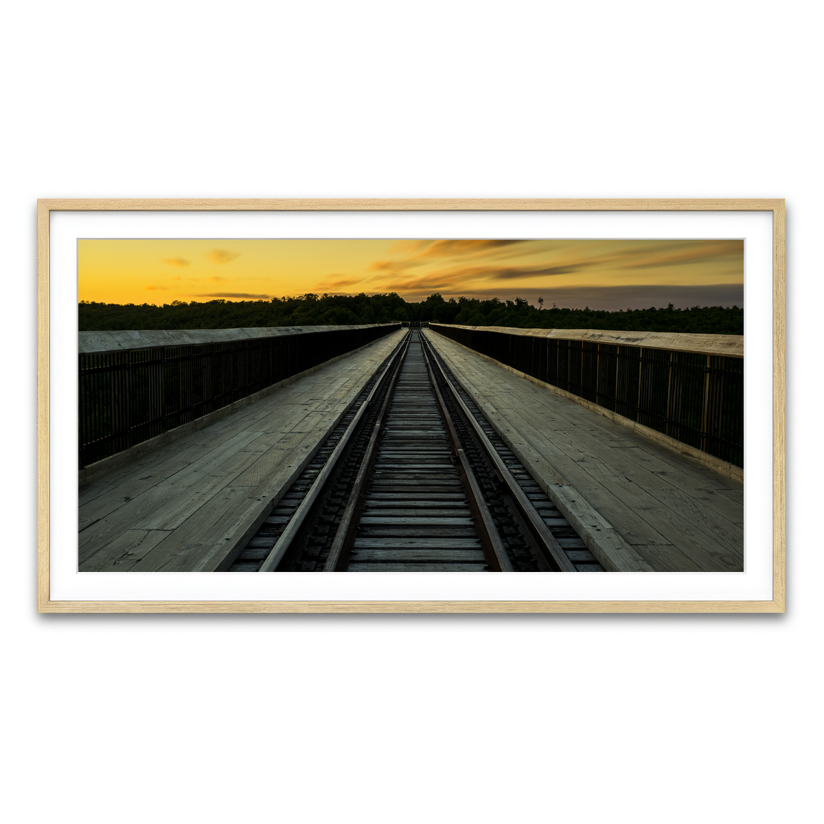 Framed Print 2x1 Natural