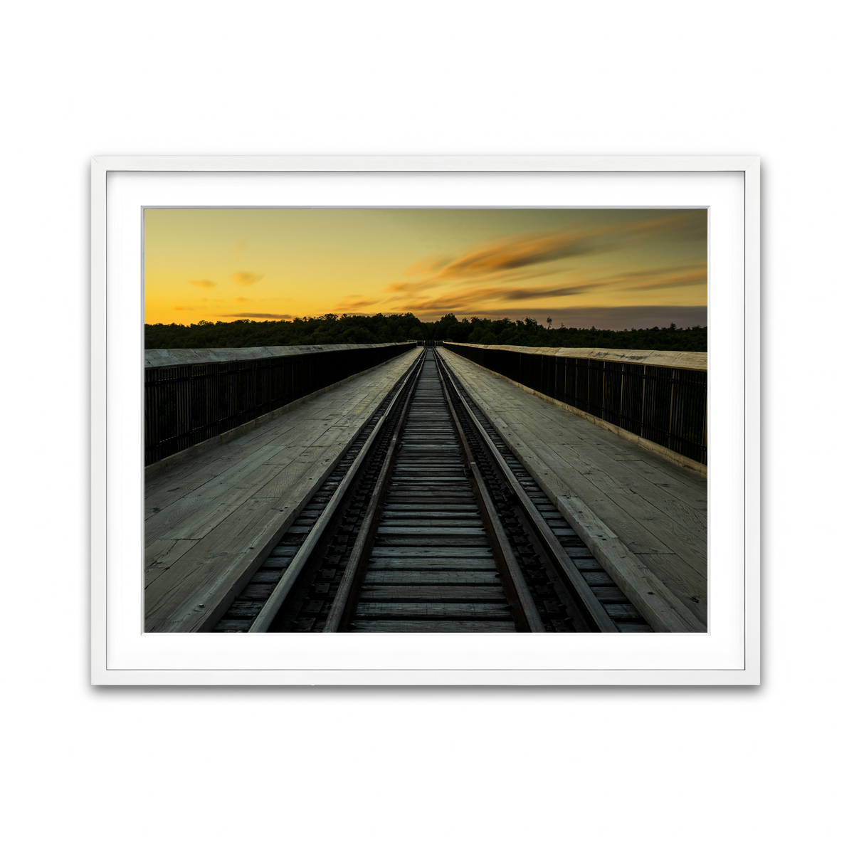 Framed Print 4x3 White