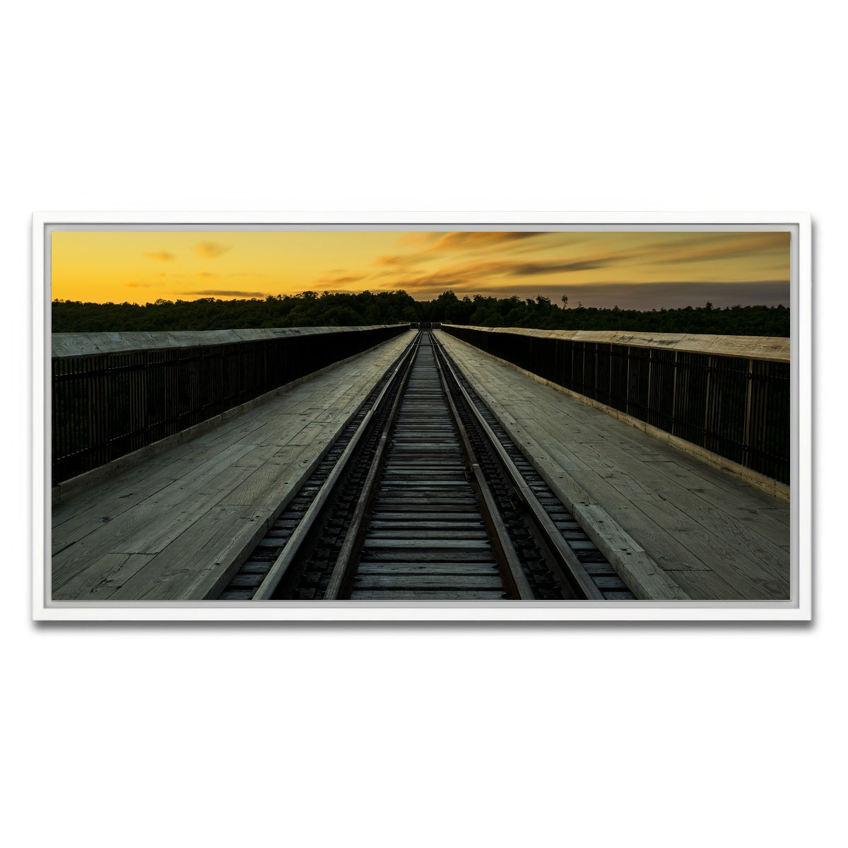 AUTO-MOCKUP WHITE | Kinzua Bridge | 1 Piece | White Framed Canvas | group=2x1