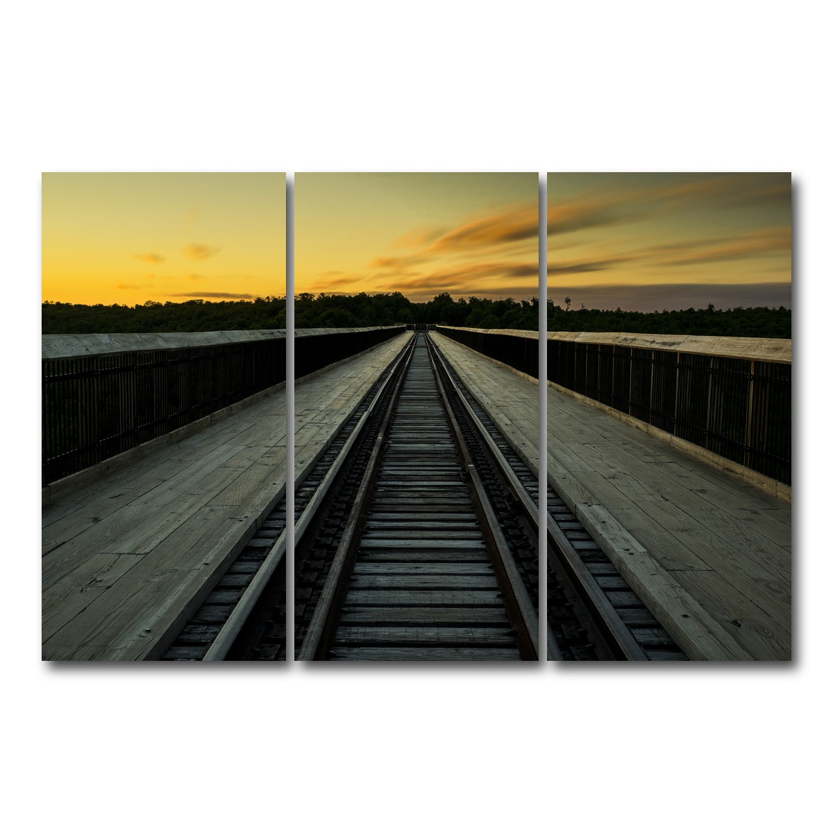 AUTO-MOCKUP WHITE | Kinzua Bridge | 3 Piece | Gallery Wrap Canvas | group=12x24