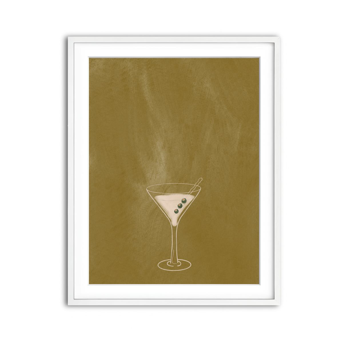 Framed Print 3x4 White