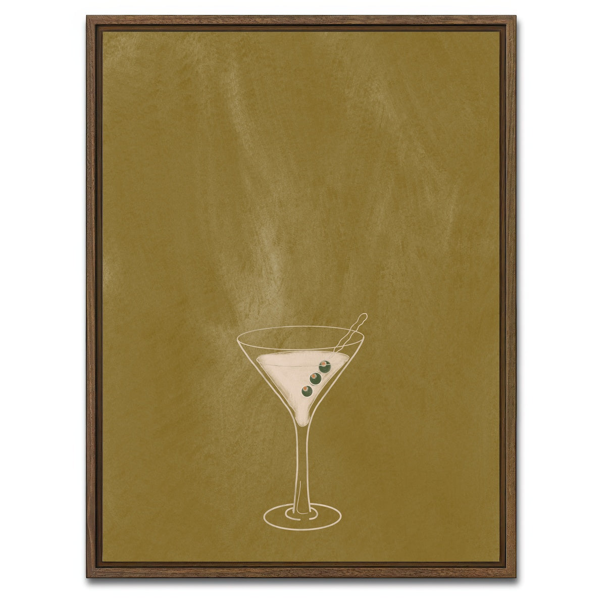 AUTO-MOCKUP WHITE | Kiss French Variant 1 | 1 Piece | Walnut Framed Canvas | group=3x4