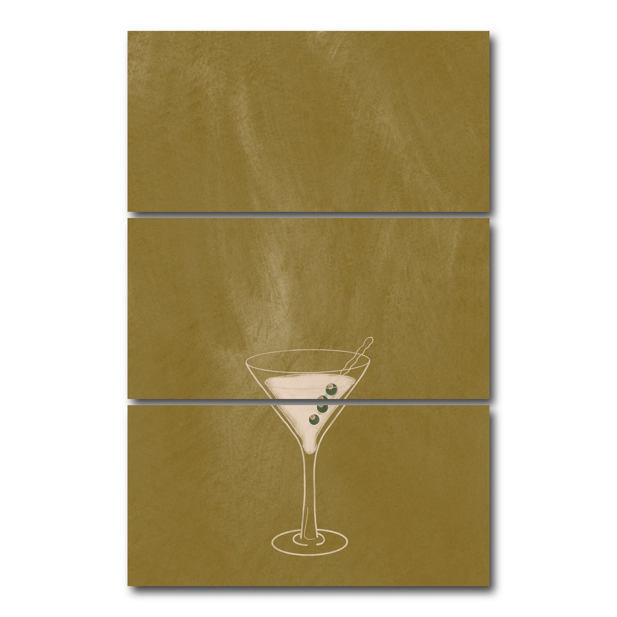 AUTO-MOCKUP WHITE | Kiss French Variant 1 | 3 Piece | Gallery Wrap Canvas | group=12x24_stacked