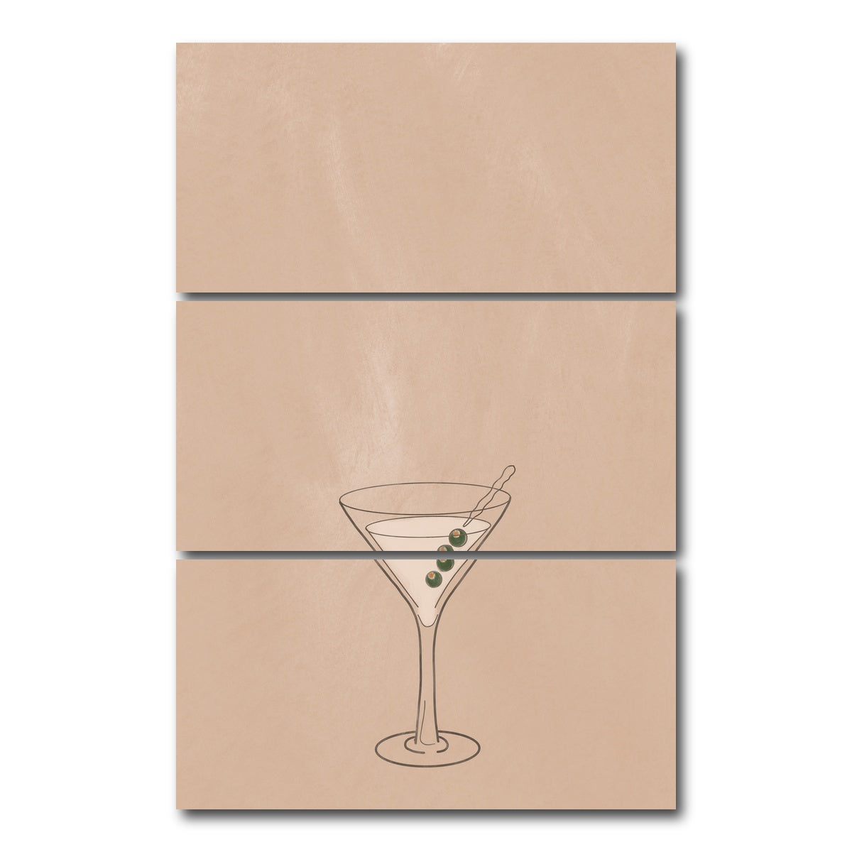 AUTO-MOCKUP WHITE | Kiss French Variant 2 | 3 Piece | Gallery Wrap Canvas | group=12x24_stacked