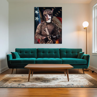 AUTO-MOCKUP ROOM | Kitten Soldier