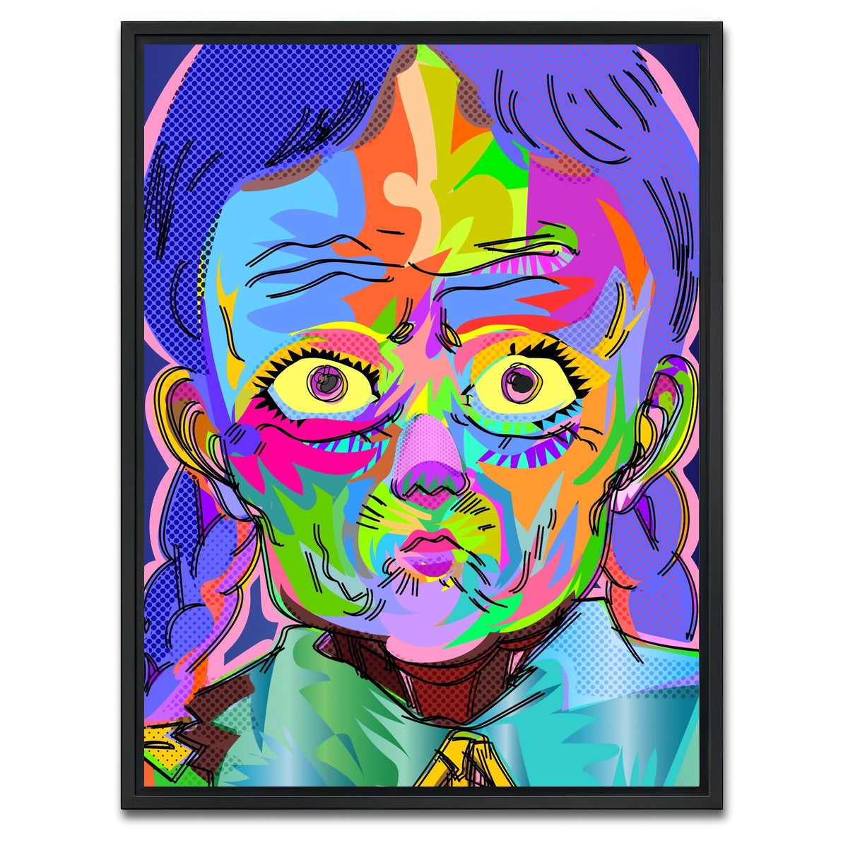 AUTO-MOCKUP WHITE | Kiyoko | 1 Piece | Black Framed Canvas | group=3x4