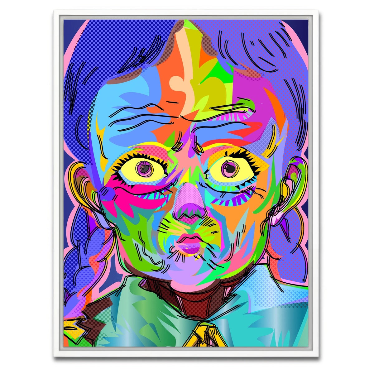 AUTO-MOCKUP WHITE | Kiyoko | 1 Piece | White Framed Canvas | group=3x4