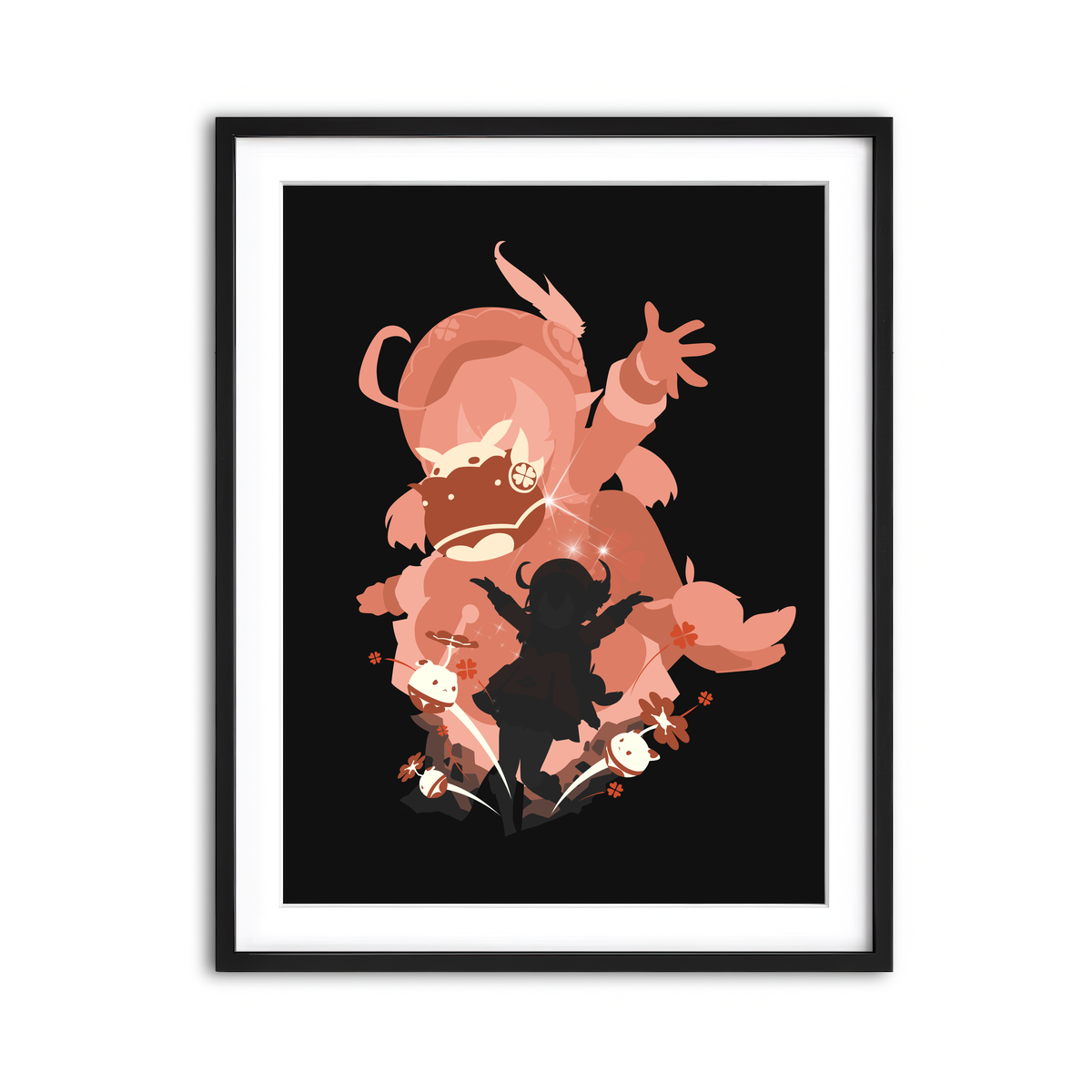 Framed Print 3x4 Black