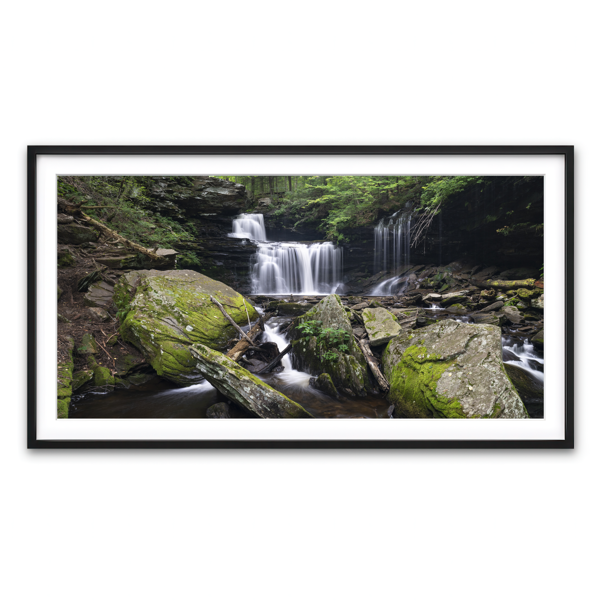 Framed Print 2x1 Black