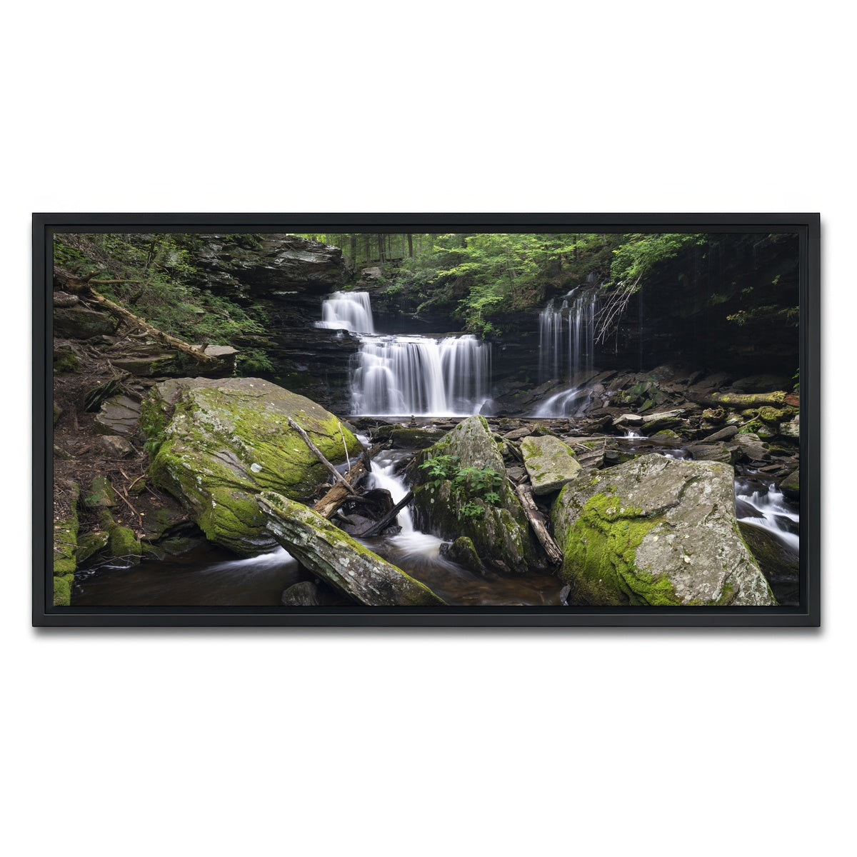 AUTO-MOCKUP WHITE | Knifes Edge | 1 Piece | Black Framed Canvas | group=2x1