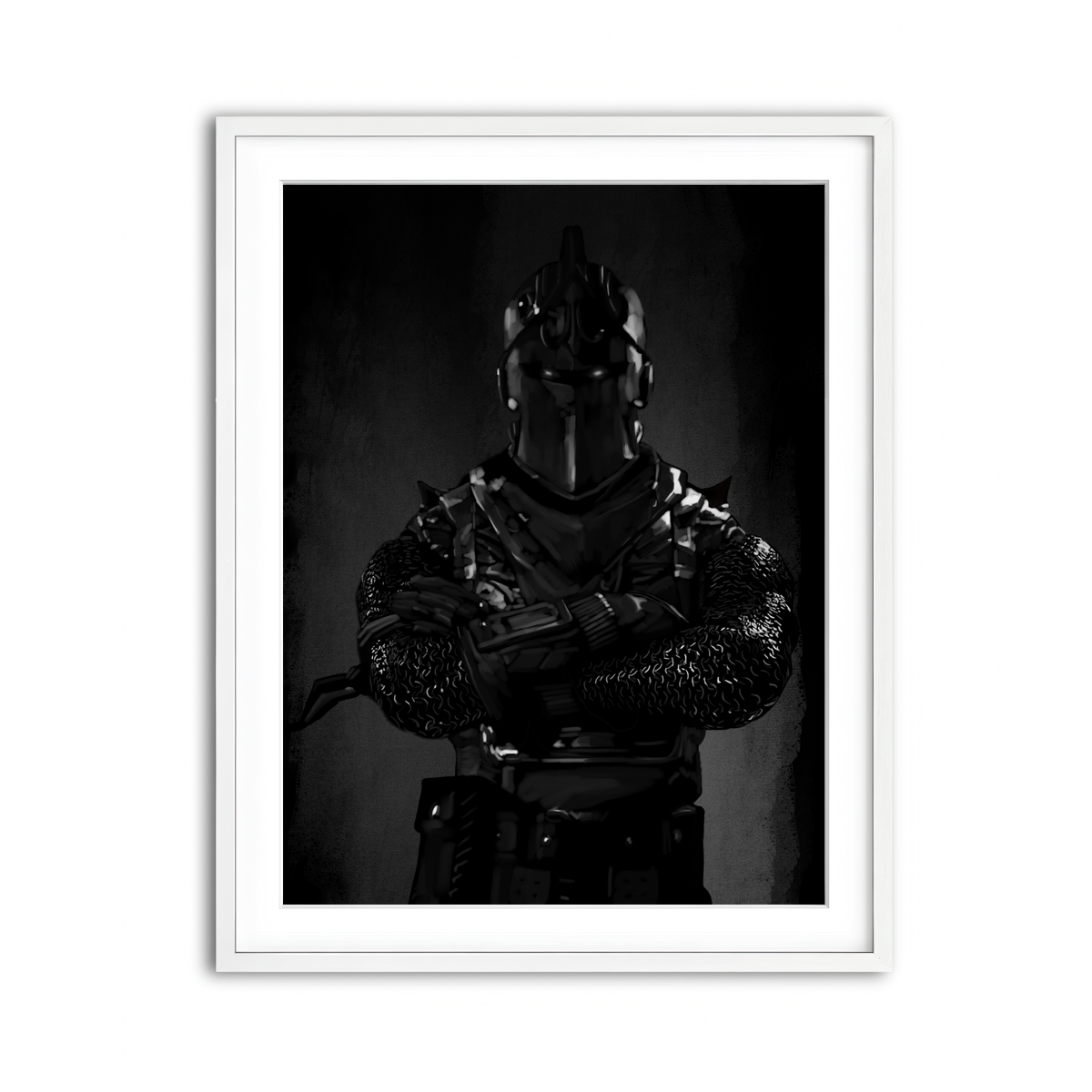 Framed Print 3x4 White