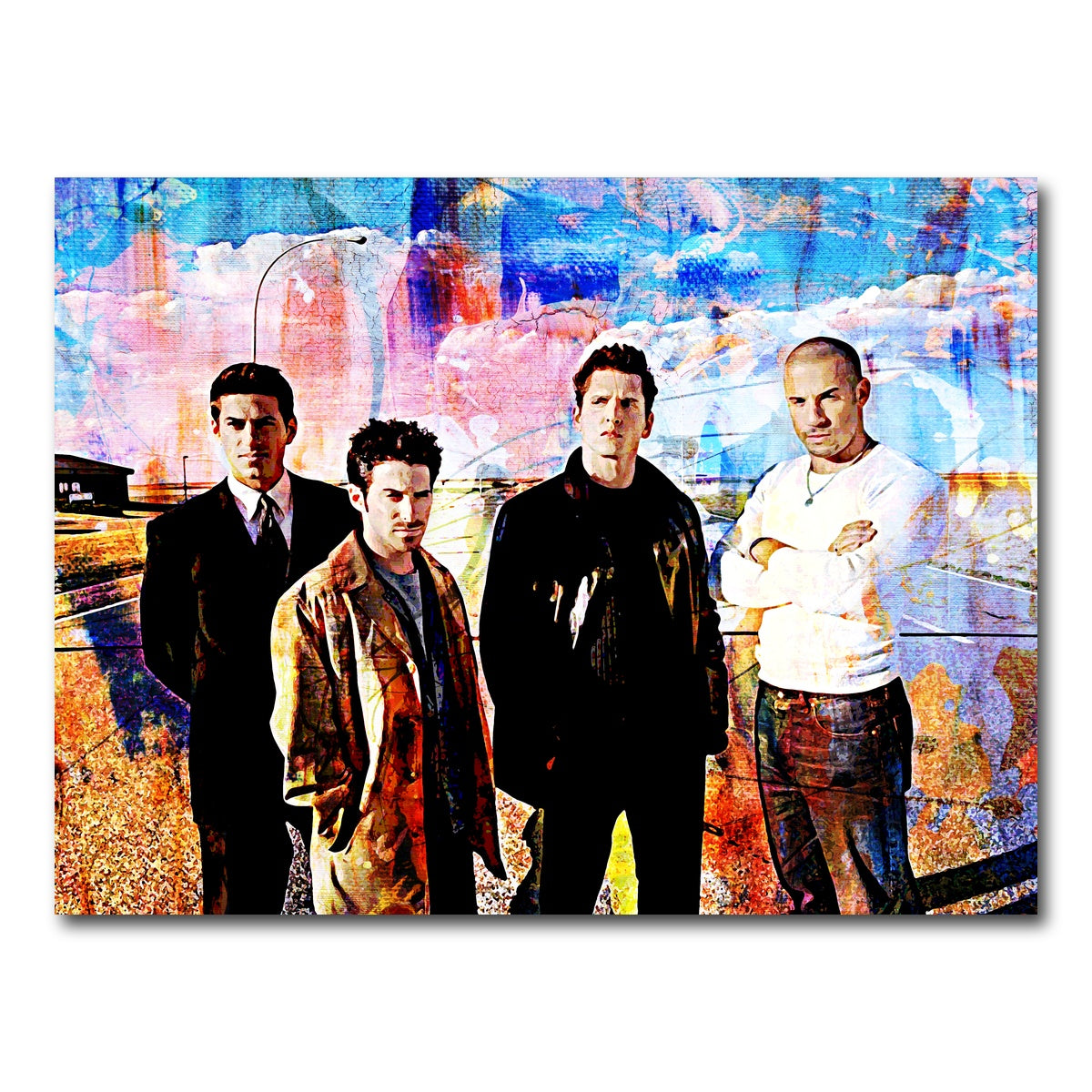 AUTO-MOCKUP WHITE | Knockaround Guys | 1 Piece | Gallery Wrap Canvas | group=4x3